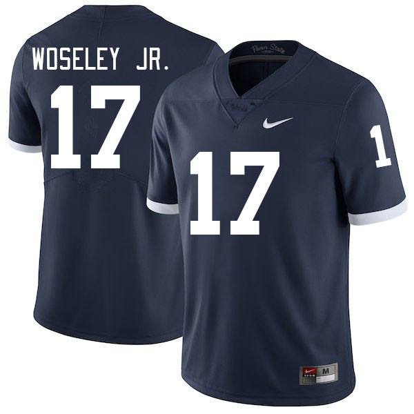 Men #17 Kenny Woseley Jr. Penn State Nittany Lions College Football Jerseys Stitched-Retro